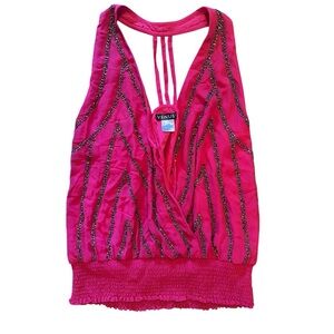 VENUS Fuchsia Embellished Women's Blouse